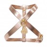 SIMPLE HARNESS ROSE GOLD ECOLEATHER/GOLD