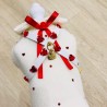 RED HEARTS HARNESS WHITE ECOLEATHER/GOLD