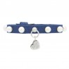 ECO PEARLS COLLAR BLUE JEANS/SILVER