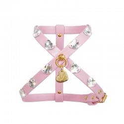 HEARTS HARNESS PINK...