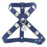 STUDS HARNESS BLUE JEANS/SILVER