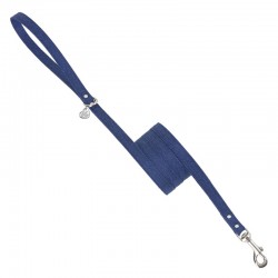 PLAIN LEASH BLUE JEANS/SILVER