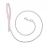 CHAIN LEASH CIPRIA ECOLEATHER/SILVER