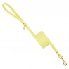 PLAIN LEASH YELLOW ECOLEATHER/GOLD