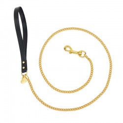 CHAIN LEASH BLACK...