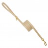 SIMPLE LEASH COOKIE ECOLEATHER/GOLD
