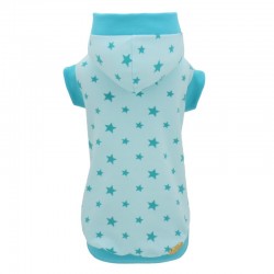 STARS SWEATSHIRT AQUA