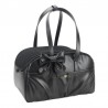 TRAVEL BAG BLACK ECOLEATHER