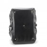 TRAVEL BAG BLACK ECOLEATHER