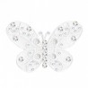WHITE BUTTERFLY HAIRCLIP