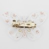 WHITE BUTTERFLY HAIRCLIP