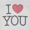 I LOVE YOU PULL T-SHIRT WHITE