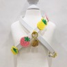COCKTAIL HARNESS WHITE ECOLEATHER/GOLD - Limited Edition