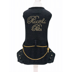 MR DENIM JUMPSUIT BLACK