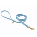SIMPLE LEASH SKY ECOLEATHER/GOLD