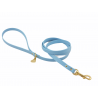 SIMPLE LEASH SKY ECOLEATHER/GOLD