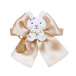 BUNNY ON BOW COLLAR COOKIE...