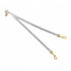 TWIN LEASH SILVER...