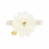 ROSE COLLAR CREAM ECOLEATHER/GOLD