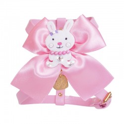 BUNNY ON BOW HARNESS PINK...