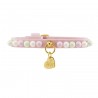 CANDY PEARLS COLLAR CIPRIA ECOLEATHER/GOLD
