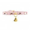 HEARTS COLLAR CIPRIA ECOLEATHER/GOLD