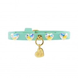 HEARTS COLLAR ACQUA...
