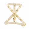 STUDS HARNESS CREAM ECOLEATHER/GOLD
