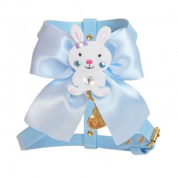 BUNNY ON BOW HARNESS SKY...