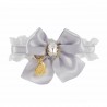 LADY COLLAR SILVER ECOLEATHER/GOLD