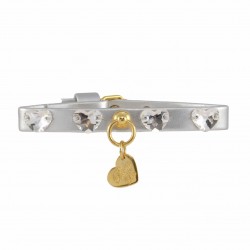 HEARTS COLLAR SILVER...