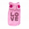 LOVE LEO HOODIE BUBBLEGUM
