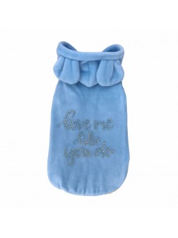 SPARKLING LOVE ME HOODIE SKY
