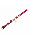 DIAMOND DROPS COLLAR RED ECOPAINT/GOLD