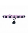 BLACK STUDS COLLAR BABY PINK ECOPAINT/GUNMETAL