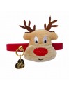 REINDEER COLLAR RED ECOPAINT/GOLD