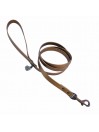 PLAIN LEASH BRONZE ECOLEATHER/GUNMETAL