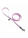PLAIN LEASH BABY PINK ECOPAINT/GUNMETAL
