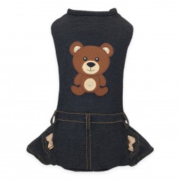 TEDDY JUMPSUIT DENIM BLACK