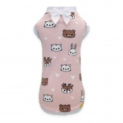CUTE ANIMALS TSHIRT ROSE