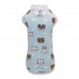 CUTE ANIMALS TSHIRT AZUL
