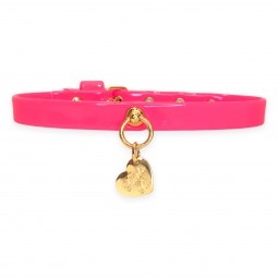 PLAIN COLLAR FLUO FUXIA...