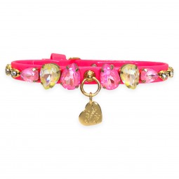 DIAMOND DROPS COLLAR FLUO...