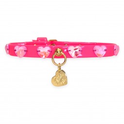 LOTUS PINK HEARTS COLLAR...