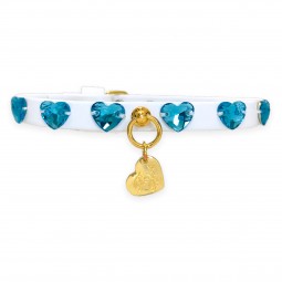 AZUL HEARTS COLLAR WHITE...