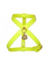 PLAIN HARNESS FLUO YELLOW ECOPAINT/GOLD