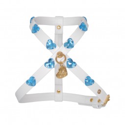 AZUL HEARTS HARNESS WHITE...