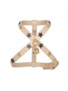 STARS HARNESS COOKIE ECOLEATHER/GOLD