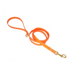 PLAIN LEASH FLUO ORANGE...