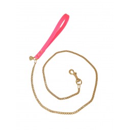 CHAIN LEASH FLUO FUXIA...
